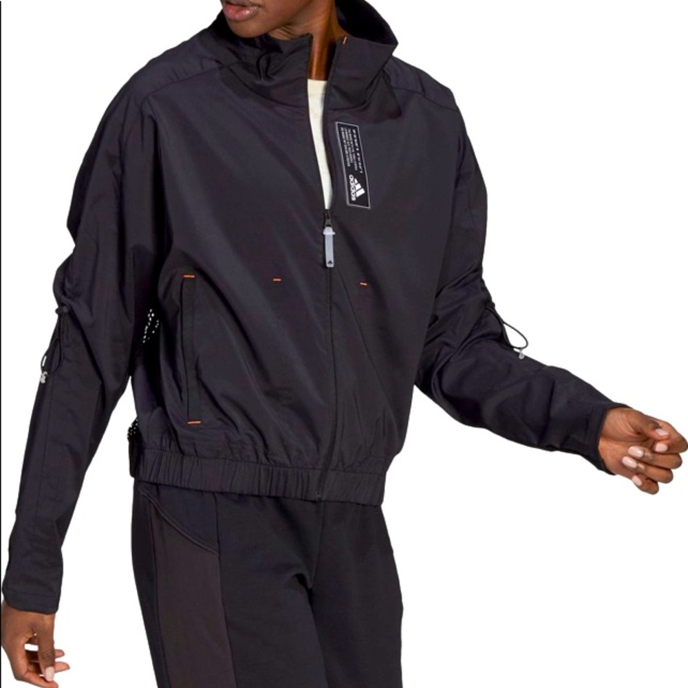 Black Adidas Primeblue Lightweight Mesh Jacket